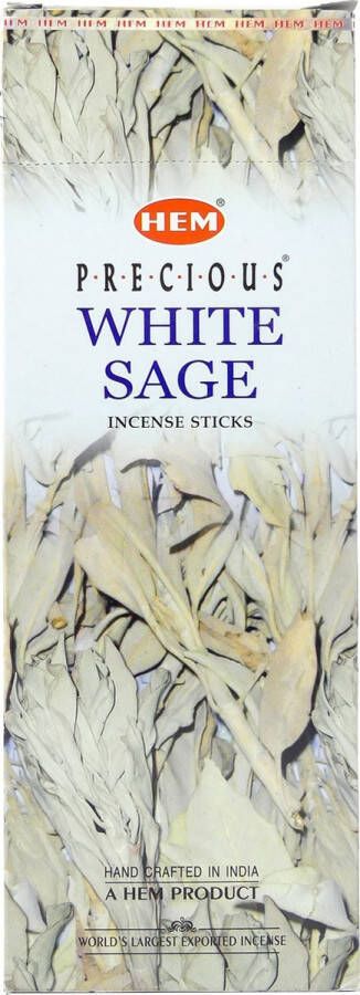Hem Wierook White Sage Slof (6 pakjes 120 stokjes)