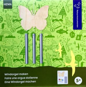 Hema Maak je eigen windorgel windgong met vlinder