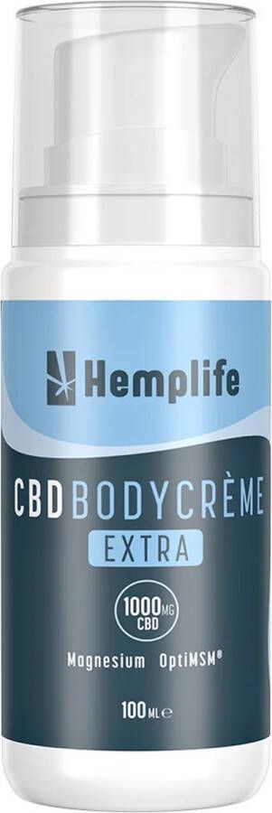 Hemplife CBD + Magnesium Bodycrème Extra 1000mg CBD | 100ml