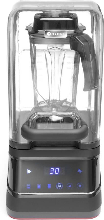 Hendi Digitale Blender met Geluiddempende Kap Bpa-Vrij 230664 Horeca & Professioneel