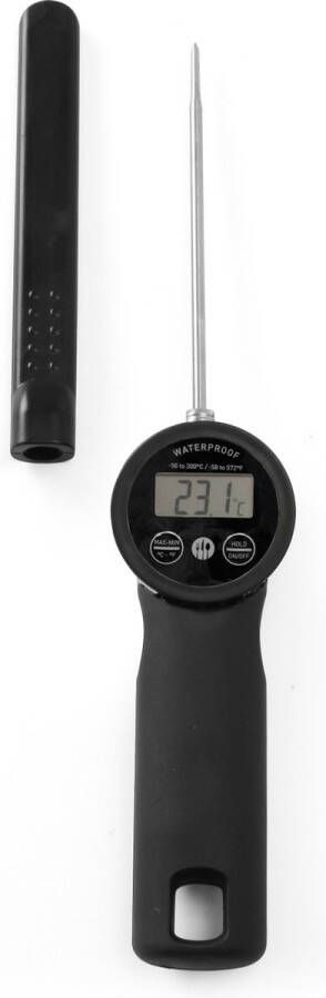 Hendi Digitale Thermometer Waterdicht Professionele Temperatuurmeter voor Koken Kookthermometer Keukenthermometer Kernthermometer Temperatuurbereik: ( -50 300°C ) 29x4 8x(H)4cm