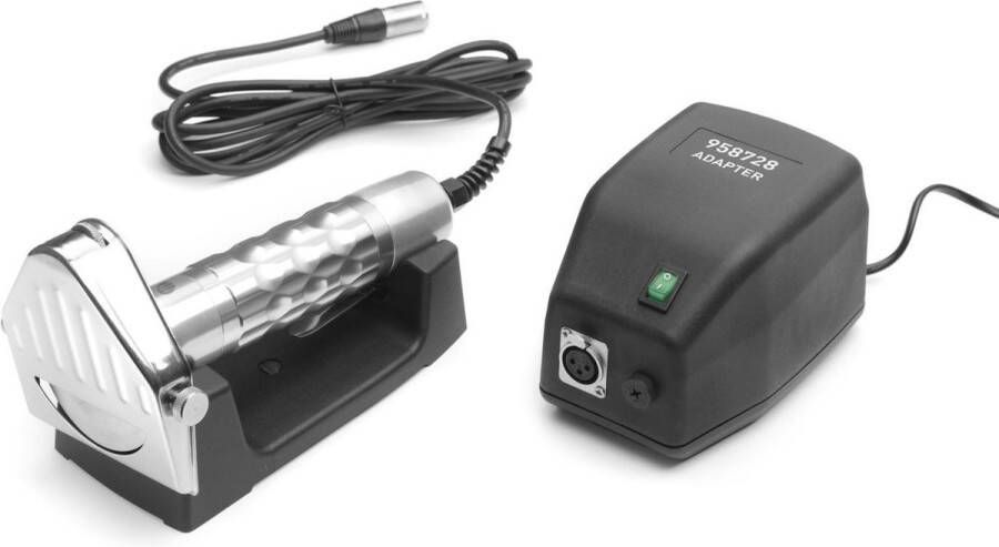 Hendi Elektrisch kebabmes 80 mm mes 8.000 RPM IPX4 bescherming Inclusief extra mes en accessoires