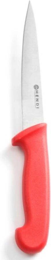 Hendi HACCP Fileermes 30cm Rood Lengte Lemmet: 15cm