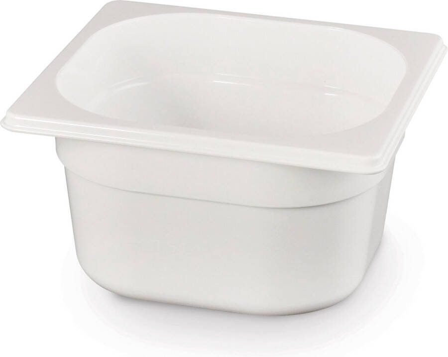 Hendi Gastronormbak polycarbonaat 2 4L wit temperatuurbestendig stapelbaar