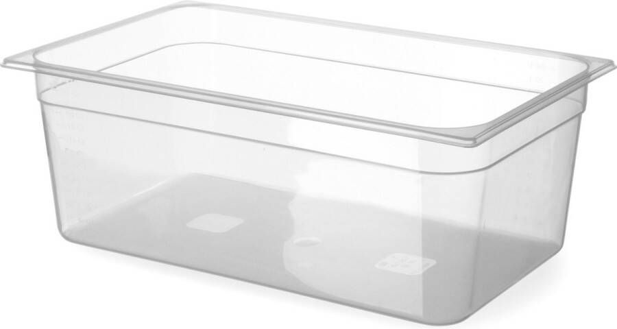 Hendi GN 1 1 container polypropyleen 21L temperatuurbestendig transparant