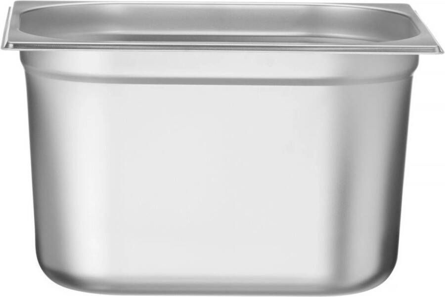 Hendi GN-container 1 2 lichtgewicht roestvrij staal 12 5L stapelbaar 325x265x200mm