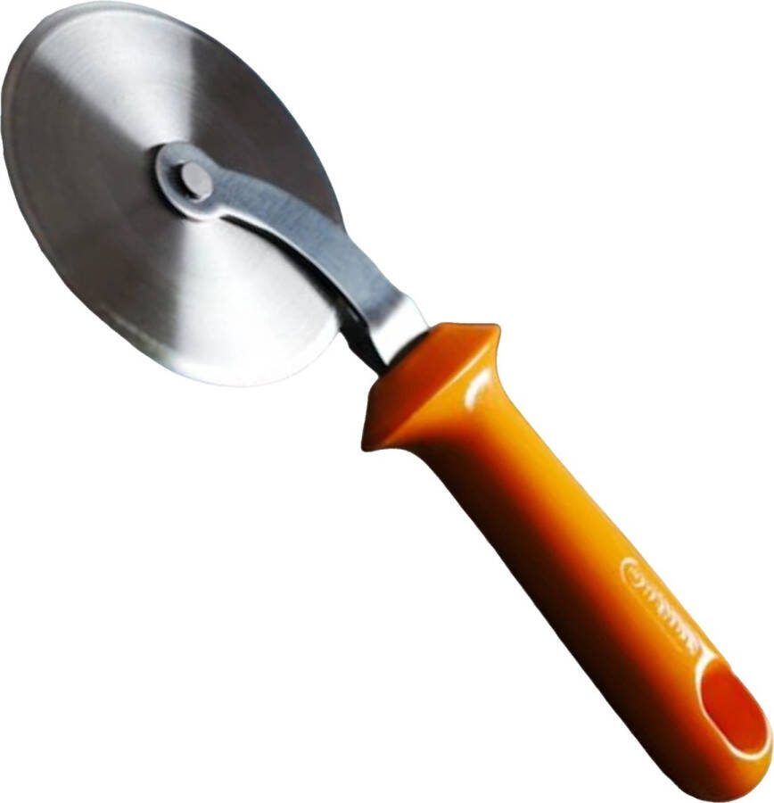 Hendi Heavy-duty pizzasnijder ergonomisch ontwerp groot mes oranje Ø97x240 mm