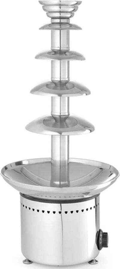 Hendi Chocoladefontein XL 5 Lagen Max. 6kg Chocolade Ø33x(H)70cm