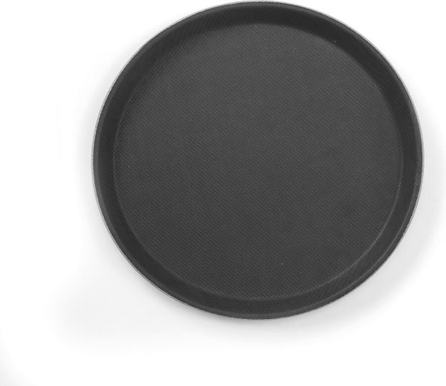 Hendi Dienblad Rond Zwart Glasvezel Antislip Dienblad Horeca Ø50(H)2 2cm