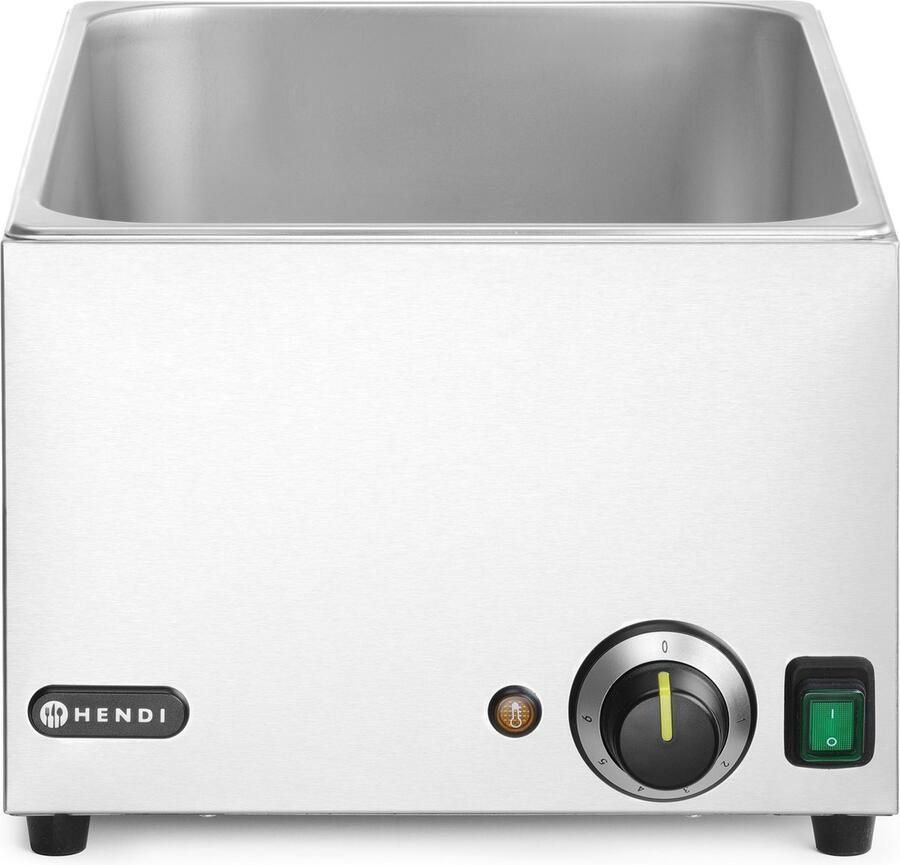 Hendi Set: Bain Marie RANGER + 3x GN 1 3 en Deksel GN 1 1 230V 1000W 590x332x(H)242mm 238967