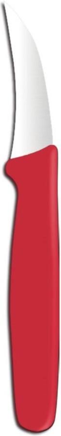 Hendi Tourneermes Gebogen Lemmet Rood Handvat 158 mm Vaatwasmachinebestendig