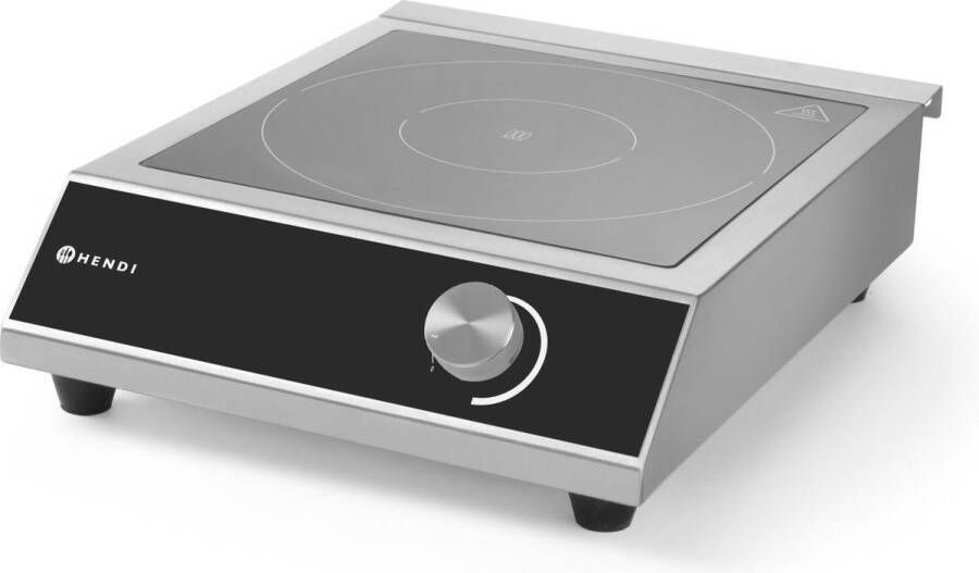 Hendi Inductie Kookplaat Vrijstaand 1 Pits Professionele Elektrische Kookplaat Model: Kitchen Line 3500 M 3500W