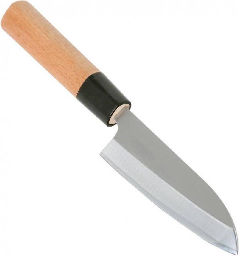 Hendi Japans Santoku mes Populieren handvat Roestvast staal 290 mm Licht hout