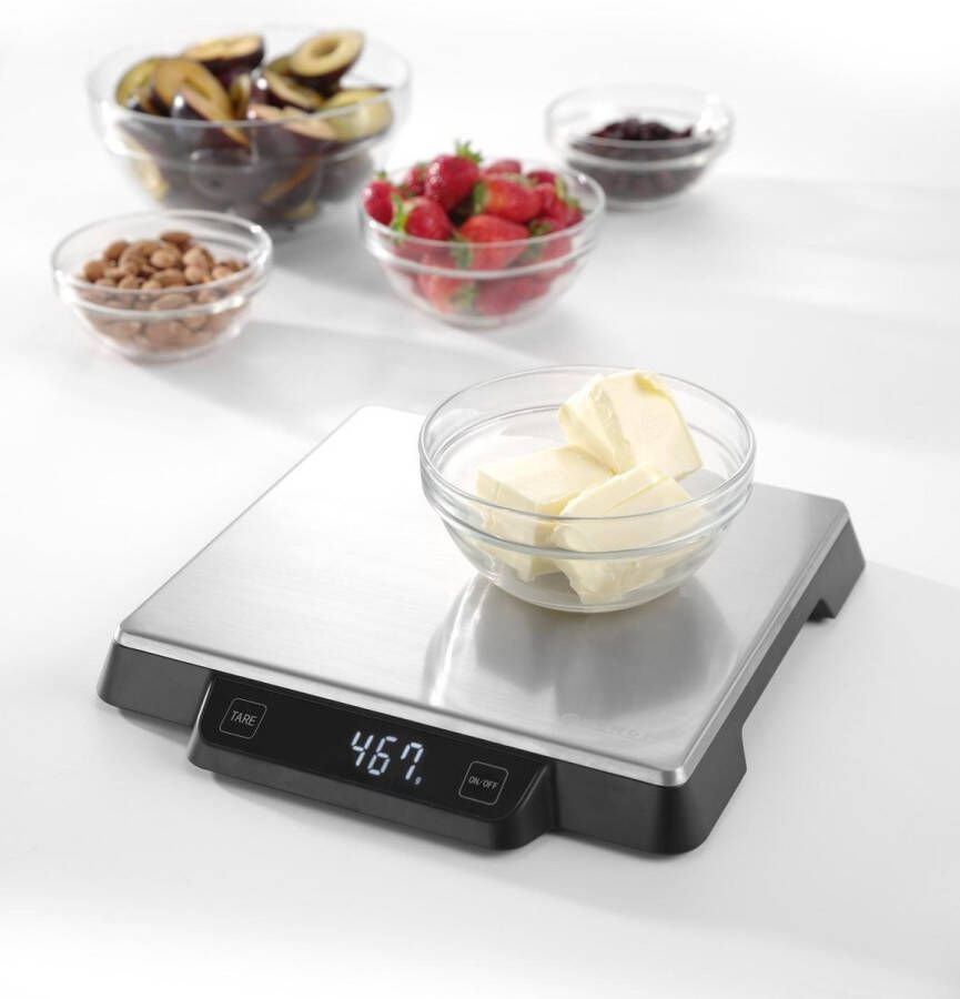 Hendi Keukenweegschaal Digitaal Weegt tot 15 kg Met Tarra Functie