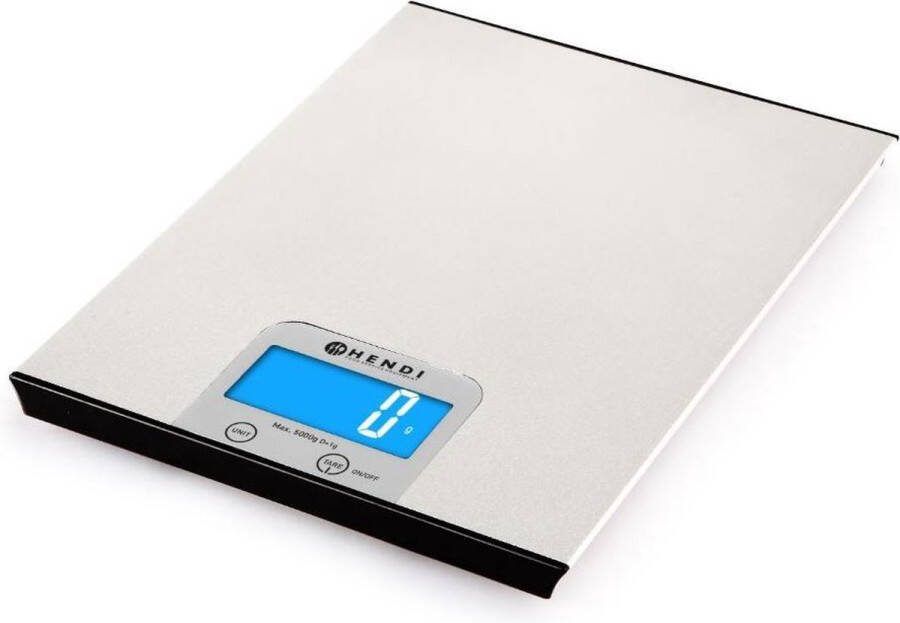 Hendi Keukenweegschaal RVS 5 Kg