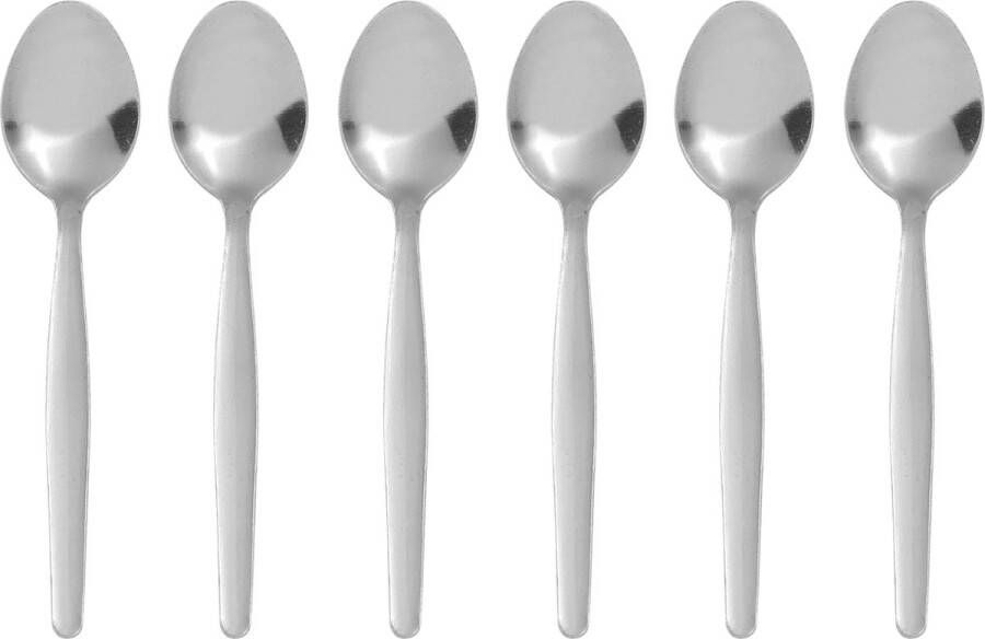 Hendi Koffielepel Theelepel Budget Line 13 6cm RVS 18 0 ( Set van 24 )