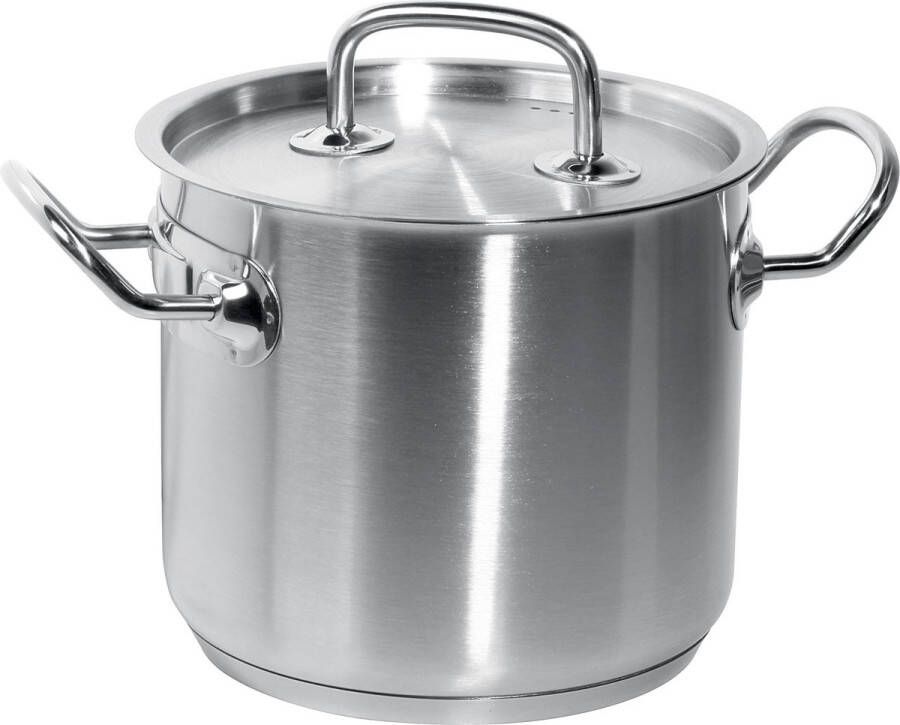 Hendi RVS Kookpan Hoog 9 Liter Kitchen Line + Deksel