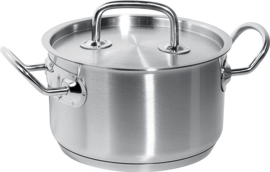 Hendi RVS Kookpan Middel 5 Liter Kitchen Line + Deksel