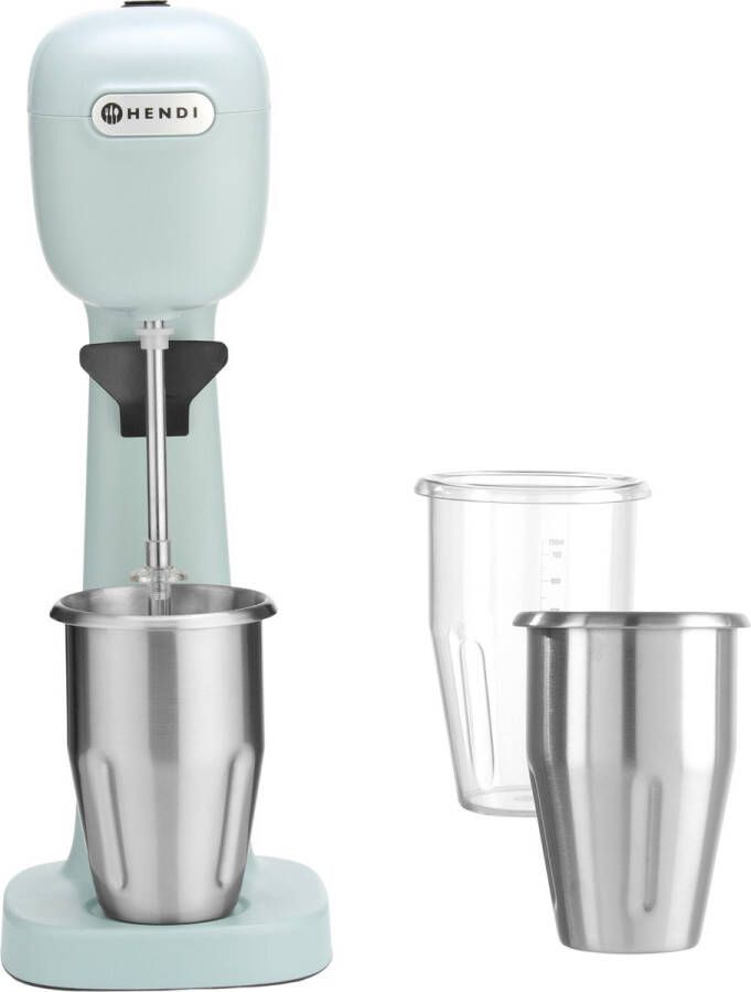 Hendi Milkshake Maker Blauw Professionele Milkshake Machine 0 95 Liter 230V 400W 17x19 6x(H)49cm