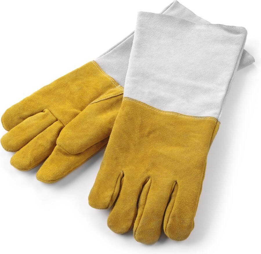 Hendi BBQ Handschoenen Ovenhandschoenen XL Leer 46 cm 2 Stuks