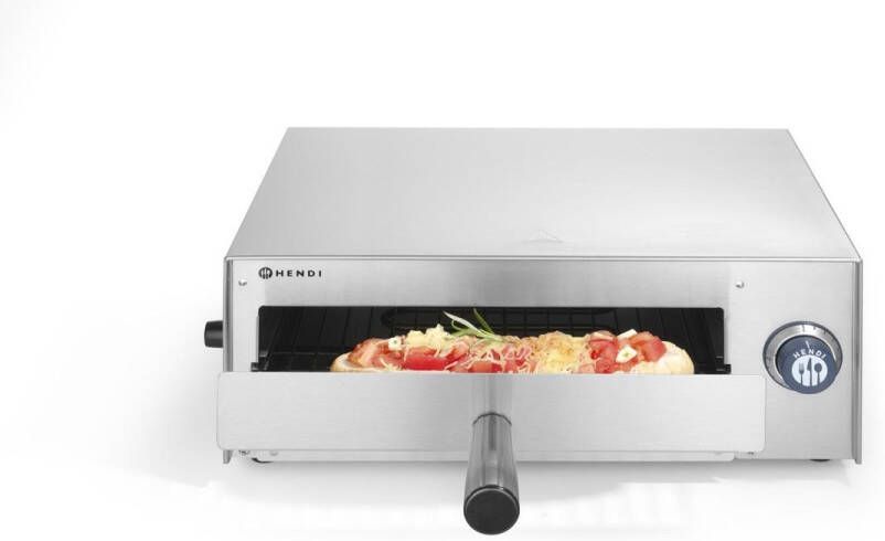 Hendi Pizzaoven Professional RVS 48x42x(H)19 5cm 230V 1300W
