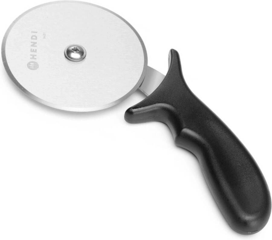 Hendi Pizzasnijder RVS Professionele Pizzaroller Extra Groot Pizzames Ø10 x Lengte: 23cm