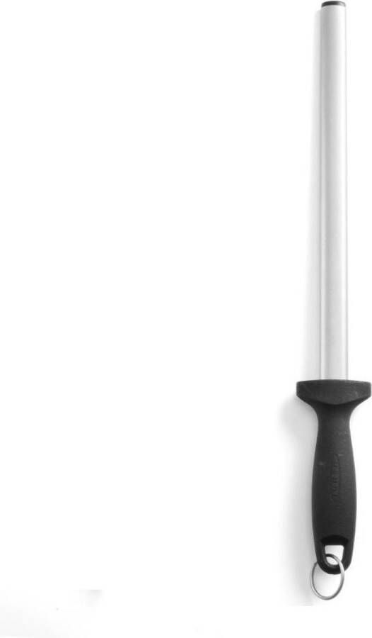 Hendi Aanzetstaal Diamantcoating Ovaal 450 mm Zwart