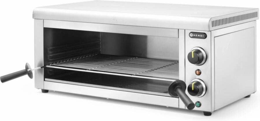 Hendi Salamander Grill Roestvrij staal 4 niveaus 50-300°C Wandmontage