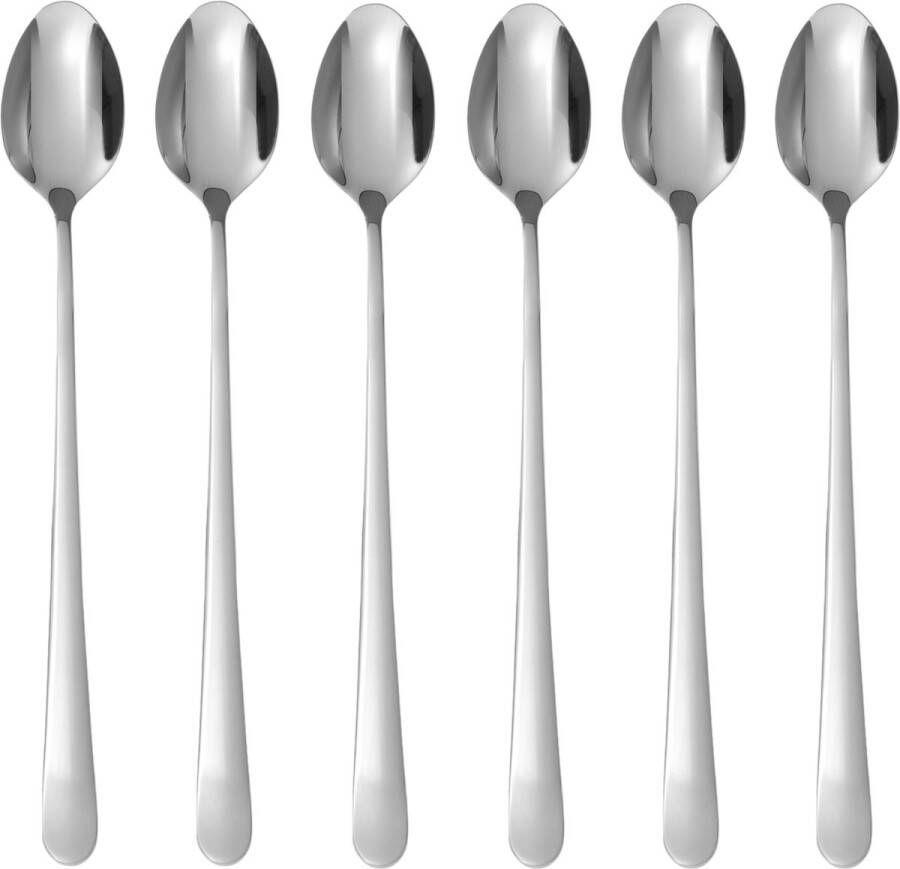 Hendi Sorbetlepels IJslepels Profi Line Dessertlepel 19 8cm RVS 18 0 ( Set van 6 )