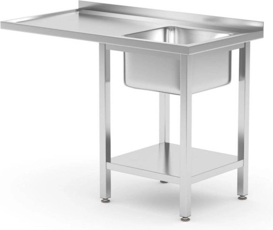 Hendi Spoeltafel Met Plank Voor Vaatwassers 237526 Horeca & Professioneel