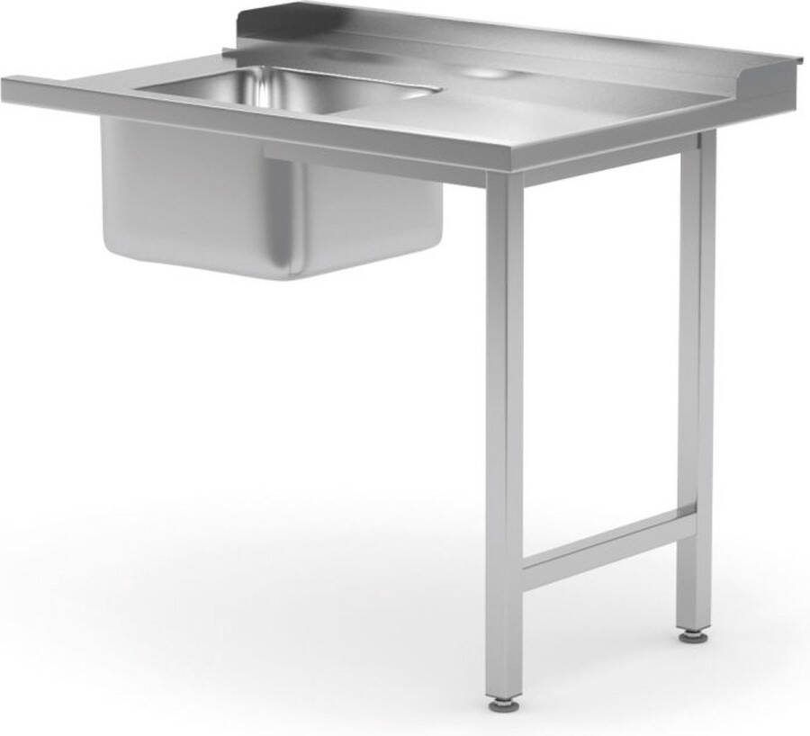Hendi Spoeltafel Voor Vaatwasser 1200x700x880 Links 231777 Horeca & Professioneel