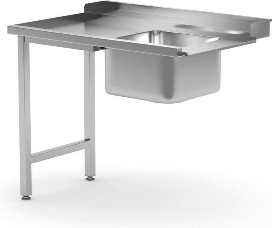Hendi Spoeltafel Voor Vaatwasser 1200x700x880 Rechts 231791 Horeca & Professioneel
