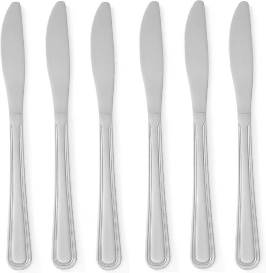 Hendi Tafelmessen Kitchen Line 21 5cm RVS 18 0 ( Set van 6 )