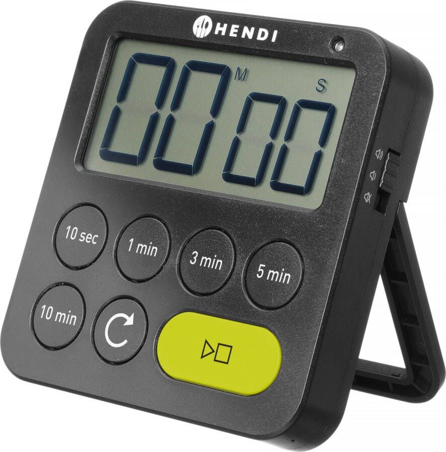 Hendi Timer Zwart 82x20x(H)88mm 582039
