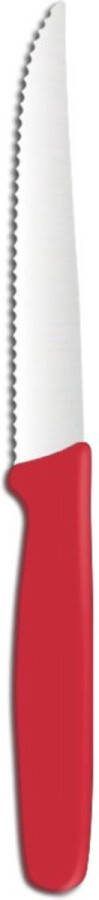 Hendi Tomatenmes Gekarteld Lemmet Rood 214 mm Comfortabel Handvat Vaatwasmachinebestendig
