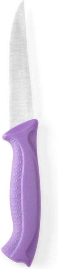 Hendi Universeel mes gekarteld lemmet 205 mm HACCP polypropyleen heft