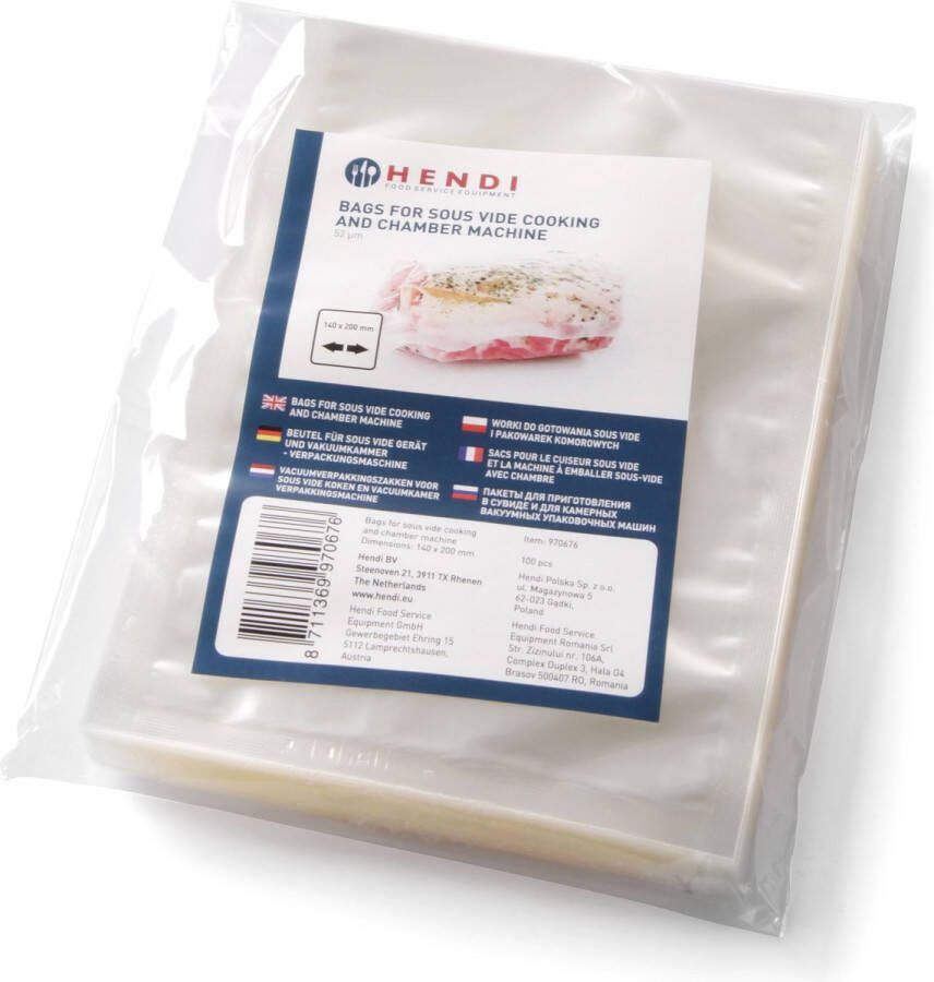 Hendi Vacuumzakken Sous Vide 25 x 35 cm 100 stuks