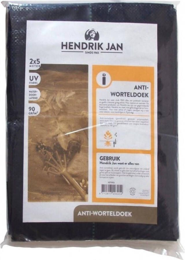 Hendrik Jan Anti worteldoek onkruiddoek 2 x 5 m onkruidbestrijding moestuin ondergrond doek