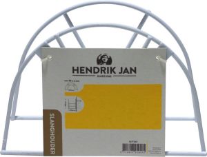 Hendrik Jan Wandslanghouder Metaal Muurbevestiging Wit Voor 30 meter slang (13 mm)