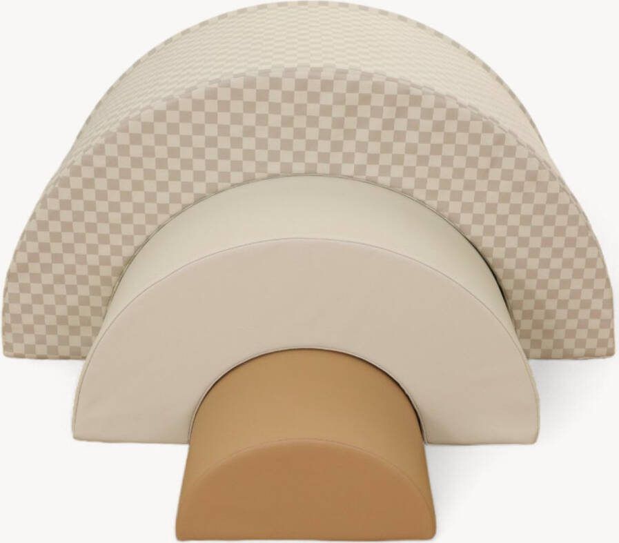 HENVAE Softplay Foam Blokken Speelset Glijbaan- Schuimblokken Stapelblokken Montessori Open ended speelgoed Educatief speelgoed baby Regenboog Balance board Bouw blokken Motoriek Kinderopvang – Kindercadeau Kinderdagverblijf