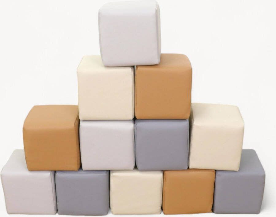 HENVAE Softplay Foam Stapelblokken – Blokken Schuimblokken Montessori Open ended speelgoed Educatief speelgoed baby – Sensorisch speelgoed Bouw blokken Motoriek – Stapelspeelgoed- Kinderopvang – Kindercadeau – Kinderdagverblijf