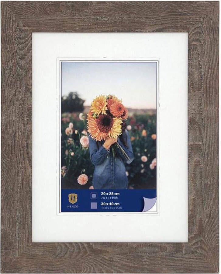 Henzo WPC Frame Dahlia 30x40 (Kleur lijst: bruin)