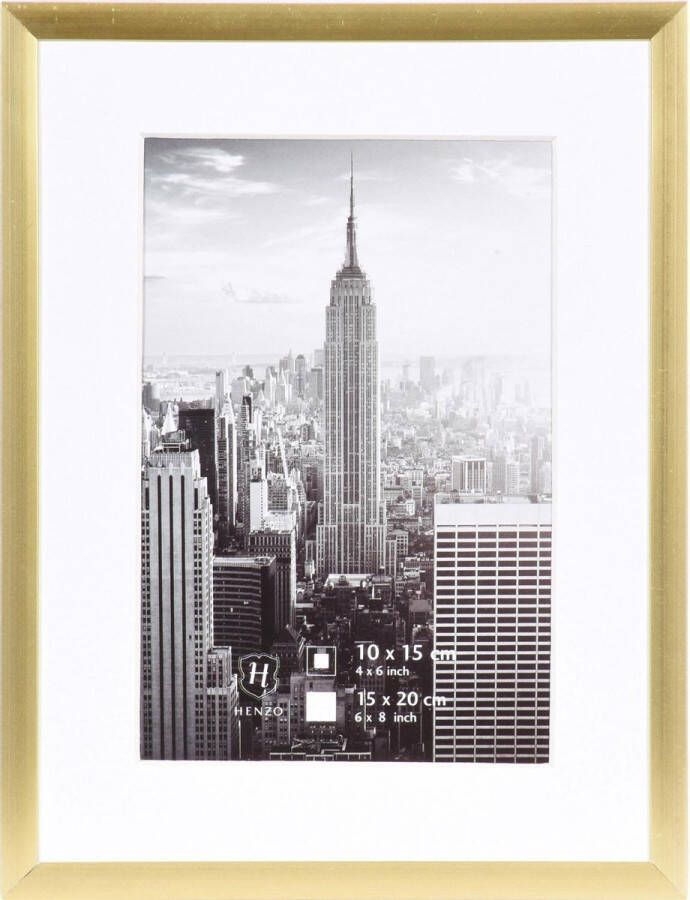 Henzo fotolijst Manhattan 15 x 20 cm goudkleurig