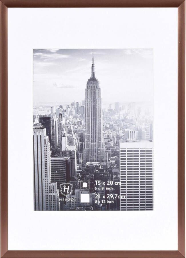 Henzo Fotolijst Manhattan Fotomaat 21x30 cm Brons