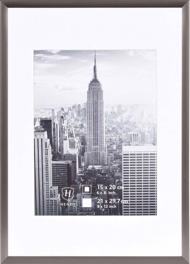 Henzo Fotolijst Manhattan Fotomaat 21x30 cm Donkergrijs