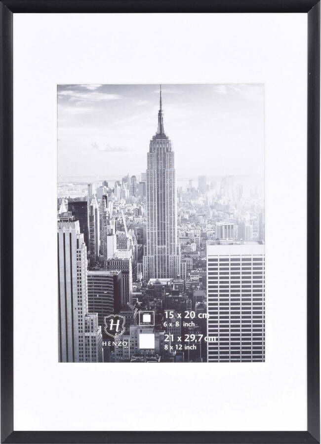 Henzo Fotolijst Manhattan Fotomaat 21x30 cm Zwart