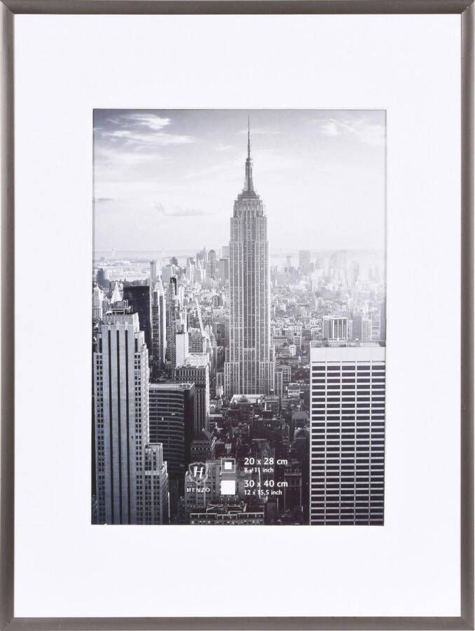 Henzo Fotolijst Manhattan Fotomaat 30x40 cm Donkergrijs
