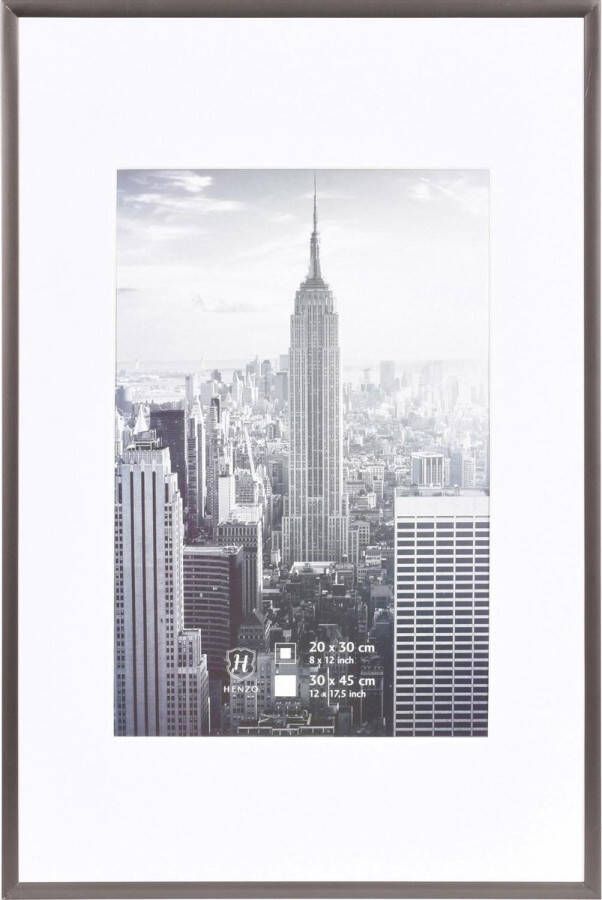 Henzo Fotolijst Manhattan Fotomaat 30x45 cm Donkergrijs