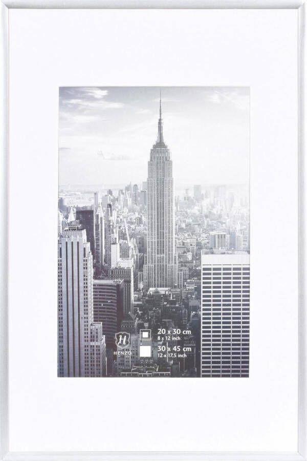 Henzo Fotolijst Manhattan Fotomaat 30x45 cm Zilver