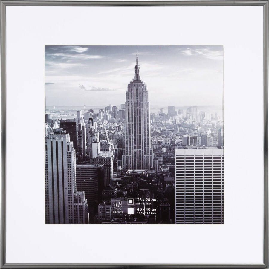 Henzo Fotolijst Manhattan Fotomaat 40x40 cm Donkergrijs